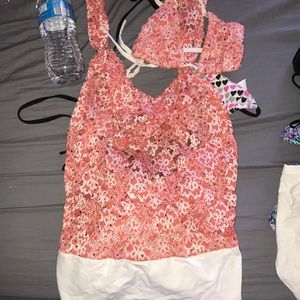 Dance dress and bikini top